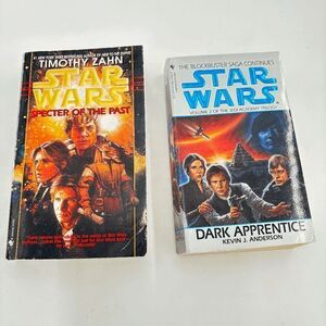 Star Wars Specter of the Past & Dark Apprentice 1st 1st PB Zahn Anderson